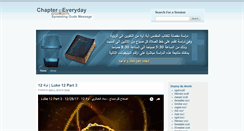 Desktop Screenshot of chaptereveryday.com