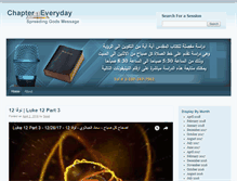 Tablet Screenshot of chaptereveryday.com